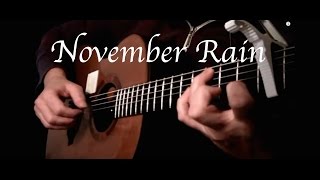 Kelly Valleau  November Rain Guns N Roses  Fingerstyle Guitar [upl. by Sadella]