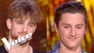 Christophe – Les mots bleus  Owlite VS Tristan  The Voice France 2020  Battles [upl. by Paquito]