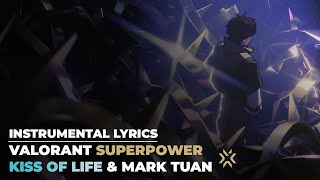 Instrumental  Superpower Valorant Anthem 2024 Lyrics  Karaoke Version [upl. by Ynaffyt]