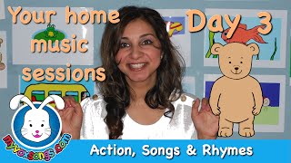 DAY 3  Daily Action Songs amp Rhymes with Emma  MyVoxSongs [upl. by Jareen456]