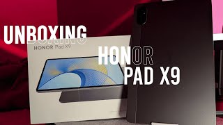 Unboxing en español HONOR PAD X9 LTE  Una tableta con la posibilidad de tener SIM 2024 [upl. by Saraiya]