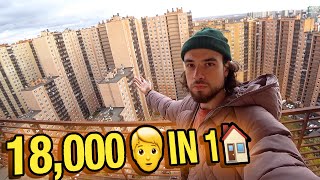 The Biggest Apartment Building in Europe  St Petersburg Russia 🇷🇺 [upl. by Atteynek]