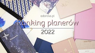 Ranking planerów 2022 📚  Adorosa [upl. by Agamemnon]