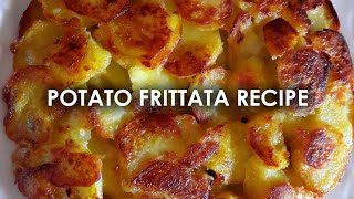 How To Make Potato Frittata Recipe  Delicious Recipes [upl. by Hasheem]