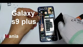 Samsung Galaxy s9 plus sostituzione batteria how to repair battery [upl. by Ashia]