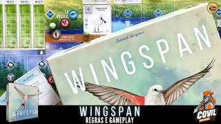 Wingspan  Regras e Gameplay [upl. by Ilrebmik]