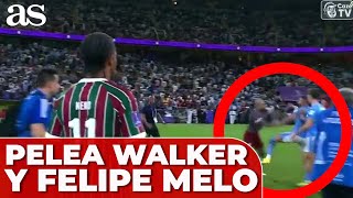 FELIPE MELO y KYLE WALKER acaban a golpes la final del MUNDIAL DE CLUBES [upl. by Mattias]