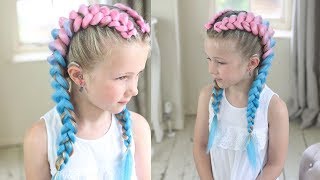 Simple Way To Do Feed In Braids Easy [upl. by Izak]