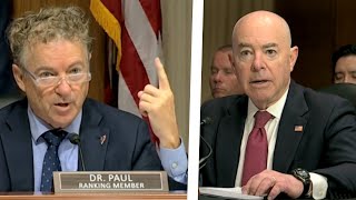 VIRAL Rand Paul DESTROYS Mayorkas [upl. by Harobed61]