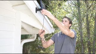 Installing Ring Spotlight Cam Solar in 15 Minutes [upl. by Noevart]