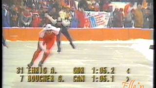 Olympic Winter Games Sarajevo 1984  1500 m Ehrig  Boucher [upl. by Berlin]