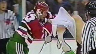 Troy Crowder vs Bob Probert Round 2 Jan 28 1991 [upl. by Rodie]