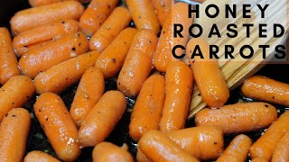 HONEY GARLIC BUTTER ROASTED CARROTS RECIPE shorts [upl. by Olimac]