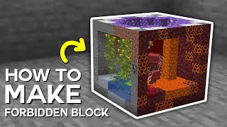 Minecraft Immersive Portals Mod  The Forbidden Block Tutorial [upl. by Ralaigh]