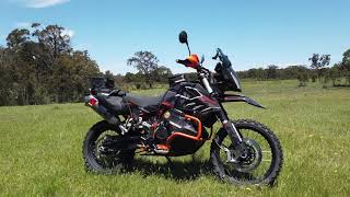 KTM 790 R fitted with ENDURISTAN luggage [upl. by Rheinlander29]