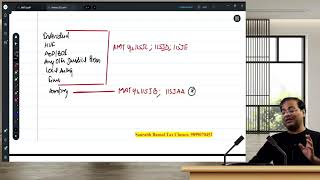 Alternate Minimum Tax Lecture2  AMT  CMA CA CS  SBTC [upl. by Anitnoc999]