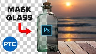 The BEST WAY To Select and Mask GLASS or Transparent Objects in Photoshop [upl. by Huntlee521]