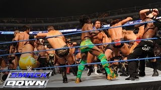 41Man Battle Royal for a Championship Match of Winners Choosing SmackDown October 14 2011 [upl. by Docilla]