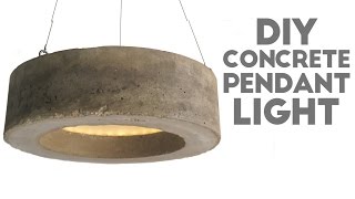 DIY Concrete Pendant Light  Modern Builds  EP 42 [upl. by Bixby]