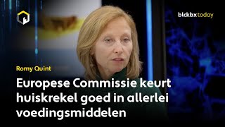 Europese Commissie keurt huiskrekel goed in allerlei voedingsmiddelen  Romy Quint [upl. by Ines]