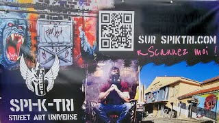 Street Art a Ferrals les corbières SPIKTRI 4K [upl. by Gellman369]