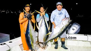 100 Pound TUNA GREEN STICK Fishing in Hawaii [upl. by Smalley]