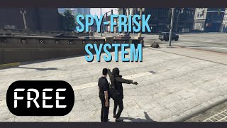 SpyFrisk System  QBCore Qbox ESX  Free [upl. by Stearns837]