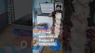 O Primu 4spetando os frangos🐔Frangoeassadosdoprimu O melhor frango assado de águas claras [upl. by Anayik]