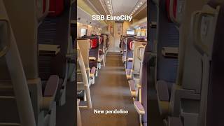 SBB EuroCity new pendolino EC44 VeniceGeneva ETR 610 RABe 503 Astoro tilting train first class [upl. by Macnair]