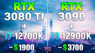 RTX 3080 Ti  i7 12700K vs RTX 3090  i9 12900K  Why Pay More [upl. by Cire]