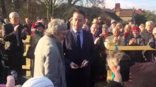 Opening of Tadcaster footbridge [upl. by Babbie849]