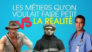 Top 10 des métiers quon imaginait petit VS la réalité [upl. by Folberth777]