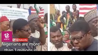 Nigerians Living In Niger Republic Cry Out — We Support Niger We Dont Want Attck On Niger [upl. by Tadeo]