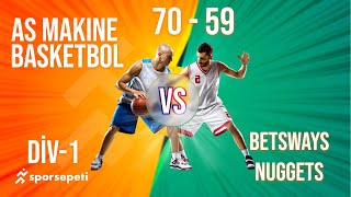 As Makine Basketbol  Betsways Nuggets  Div 1  Sporsepeti Basketbol Ligi [upl. by Heck474]