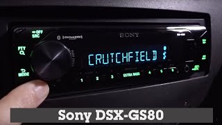 Sony DSXGS80 Display and Controls Demo  Crutchfield Video [upl. by Yme]