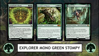 Explorer Mono Green Stompy  Confidently Sideboard In A 13Drop Like You Just Dont Care [upl. by Airdnekal]