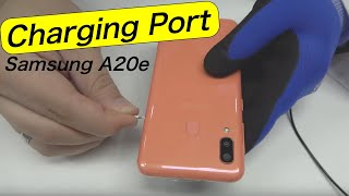 Samsung A20E Charging Connector Replacement [upl. by Idihsar742]