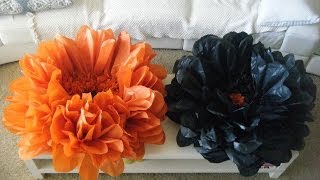 DIY GIANT BEST Flower tissue decoration tutorial [upl. by Fuhrman]