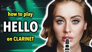 How to play Hello on Clarinet  Clarified [upl. by Ajram106]