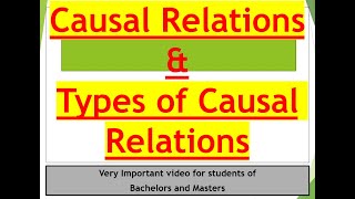 Causal Relations  Types of Causal Relations  Causal Relationship in Stylistics and Discourse [upl. by Erimahs]