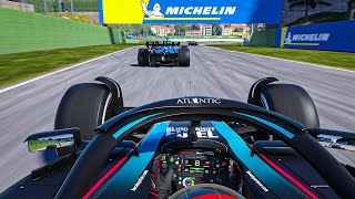 SPRINT RACE OPENER HULKENBERG RETURNS F1 22 MY TEAM CAREER S3 Part 1 Imola [upl. by Alidis]