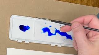 Monochromatic Painting  liquid watercolor [upl. by Haropizt424]