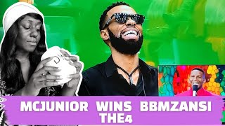 MCJUNIOR WINS BBMZANSI SEASON 4 WALKS AWAY WITH OVER 2000000 RANDS  GLORY ELIJAH [upl. by Eimorej449]