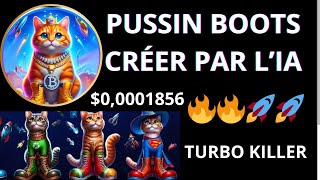 TURBO KILLER CRÉER PAR LIA PUSSIN BOOTS GRAND POTENTIEL shitcoins crypto trading solana [upl. by Lehcer502]