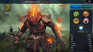 Lets Play RAID SHADOW LEGENDS DAY 459 SULFURYION Android Gameplay [upl. by Risay]