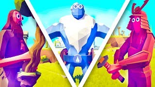 What Is The Best Giant Ice Giant vs Tree Giant vs Samurai Giant Totally Accurate Battle Simulator [upl. by Buroker]