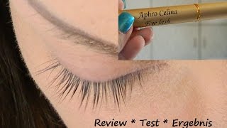 Wimpernserum quotAphro Celinaquot ReviewTestUrteil [upl. by Haile223]