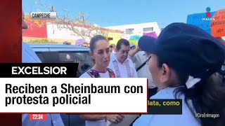 Policías de Campeche piden ayuda a Sheinbaum Acusan a Layda Sansores [upl. by Leahcimluap]