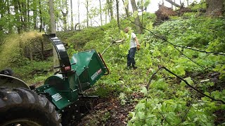 Mother Nature Won This Time  Woodland Mills PTO Chipper [upl. by Dygall]