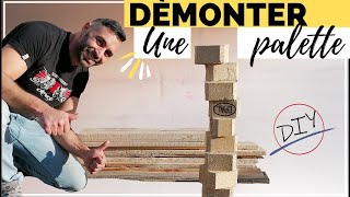 DÉMONTER UNE PALETTE FACILEMENT ET PROPREMENT [upl. by Luehrmann213]